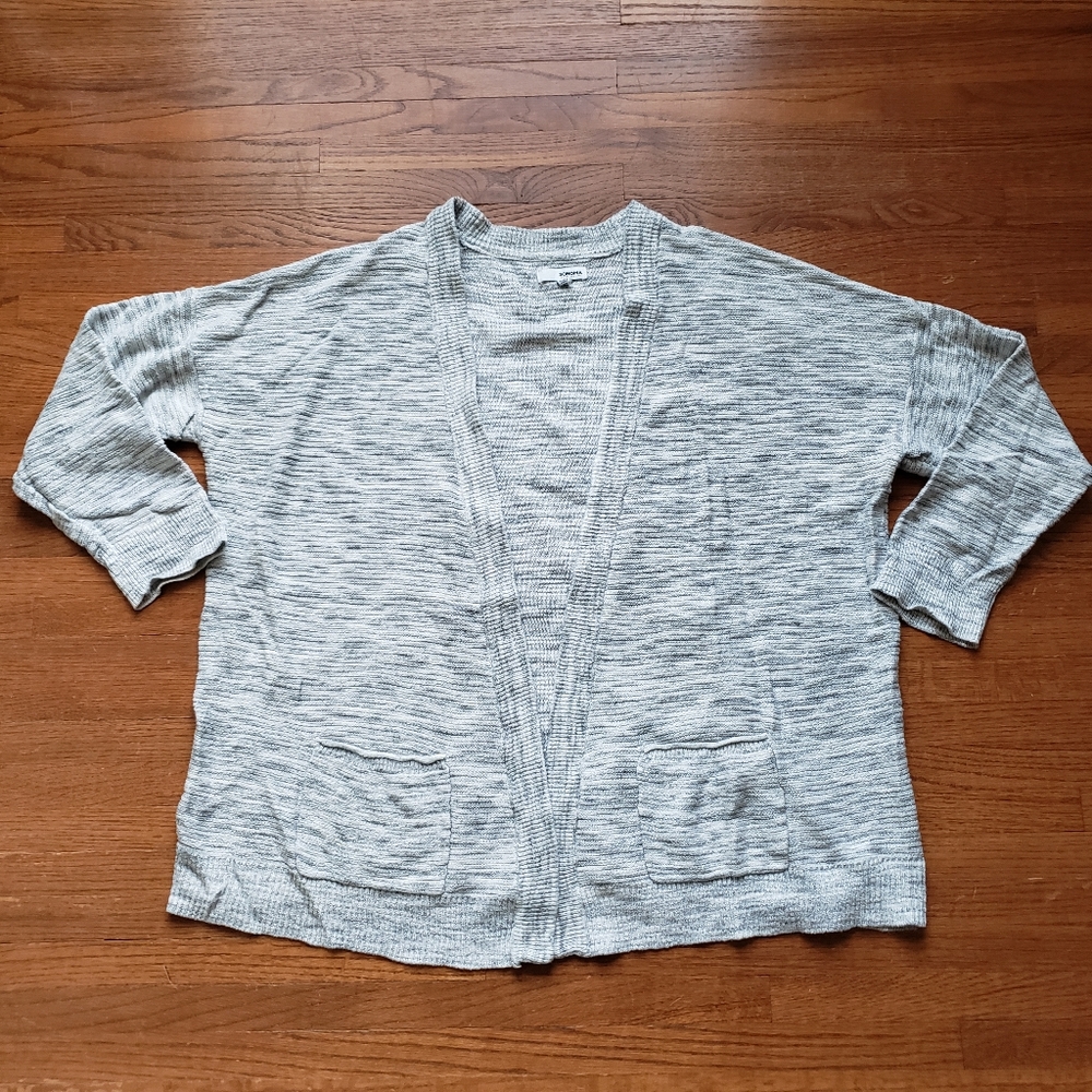 Sonoma | Open Front Marled Cardigan Sweater | 2X